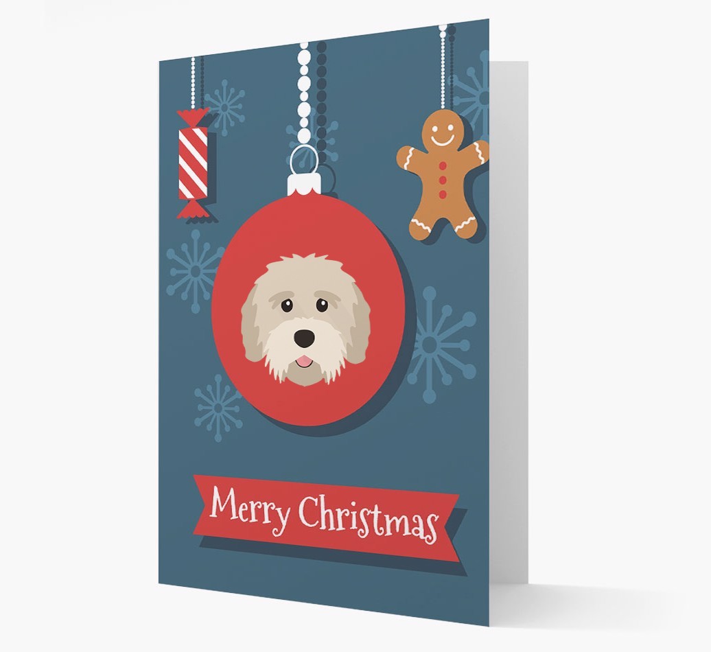 {breedCommonName} Ornament Christmas Card