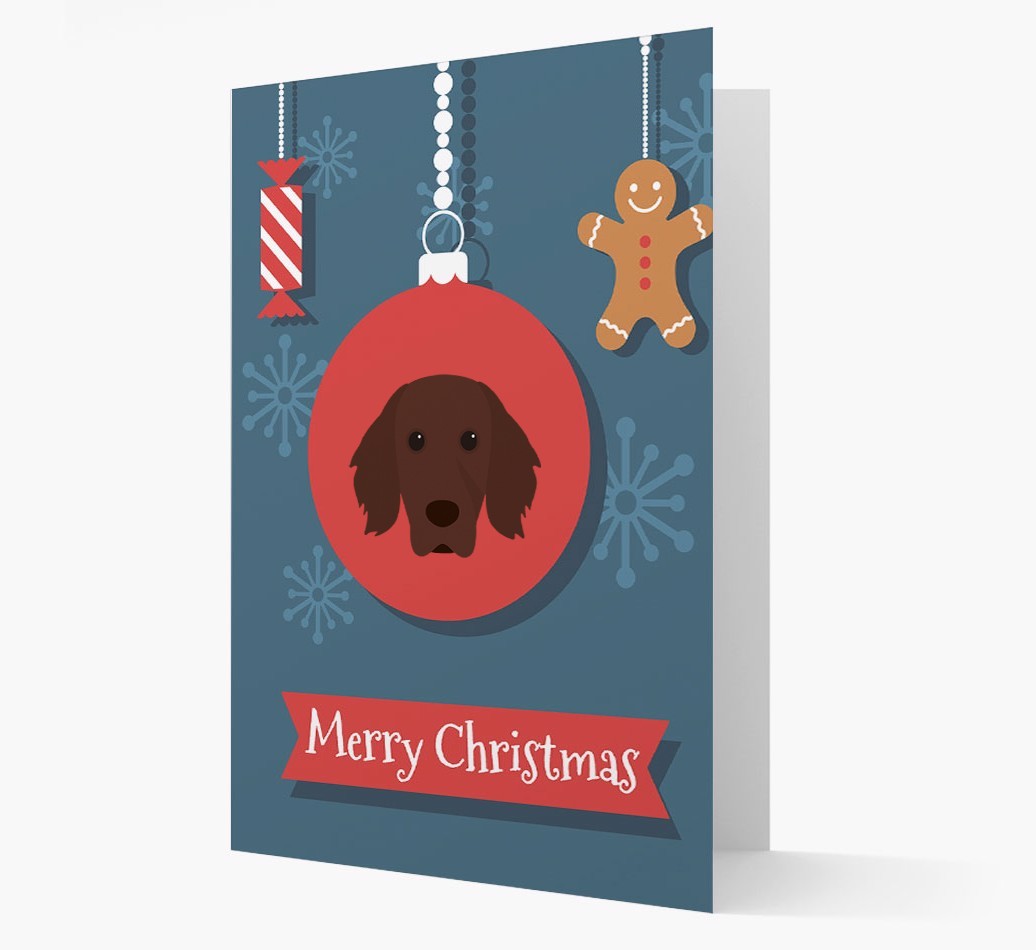 {breedCommonName} Ornament Christmas Card