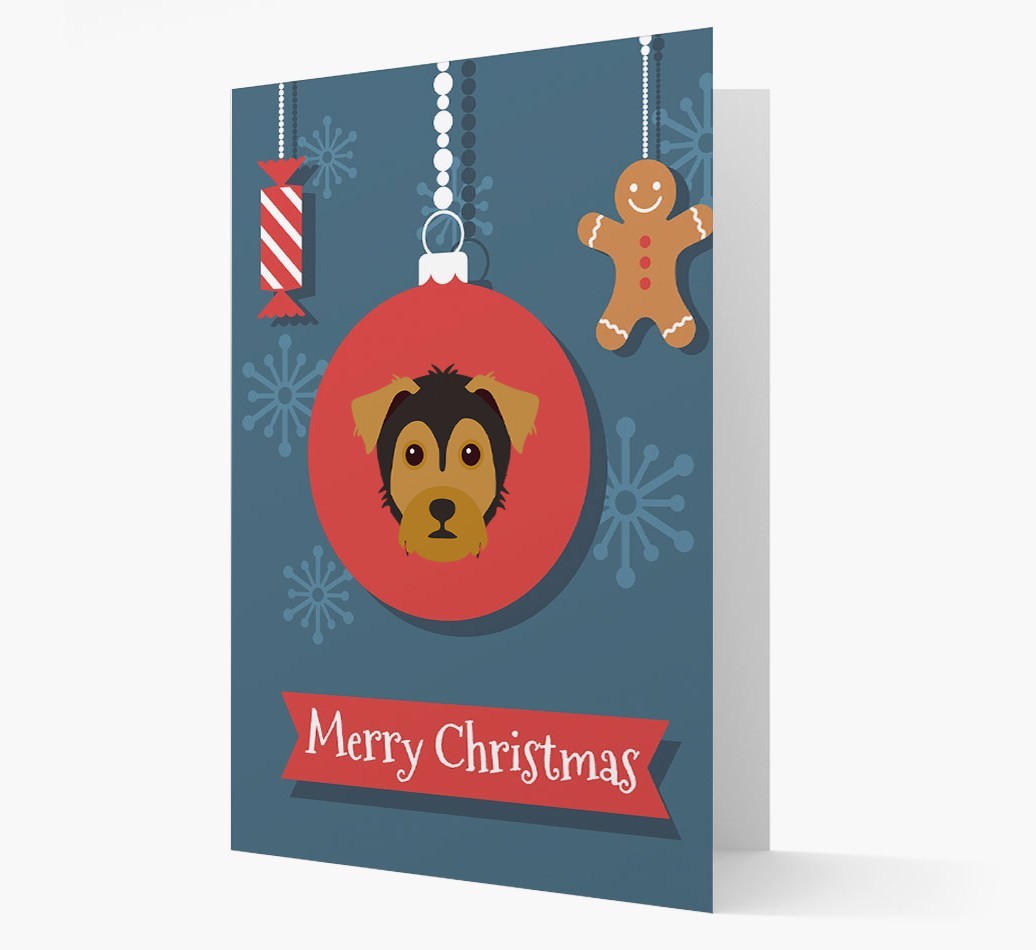 {breedCommonName} Ornament Christmas Card