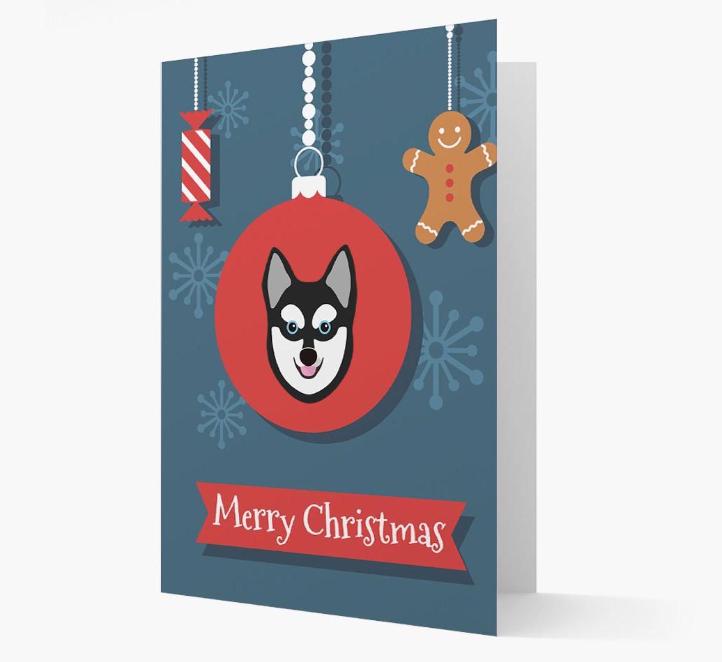 {breedCommonName} Ornament Christmas Card
