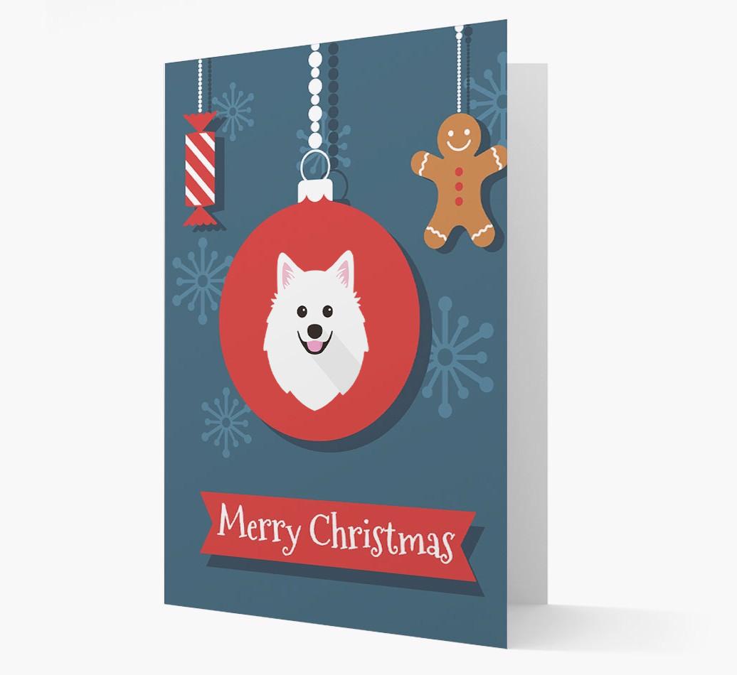 {breedCommonName} Ornament Christmas Card