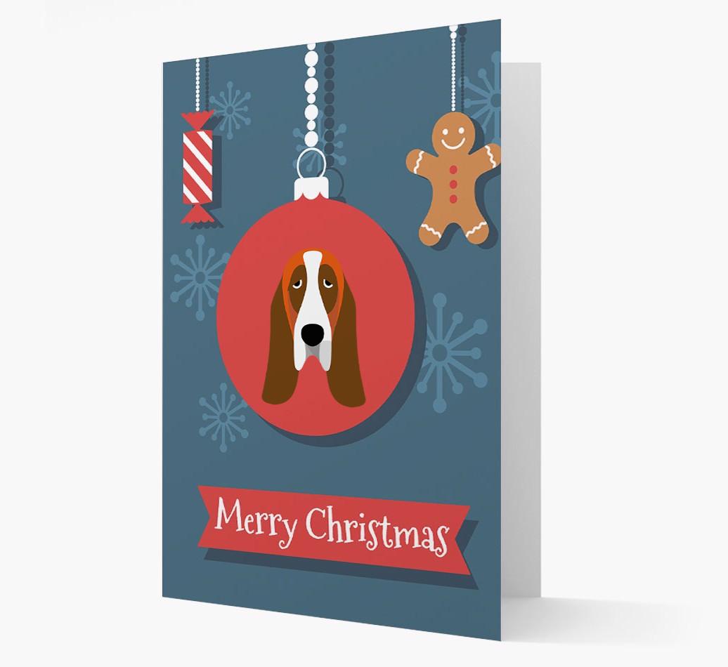 {breedCommonName} Ornament Christmas Card