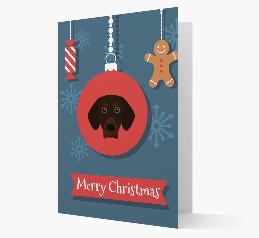 {breedCommonName} Ornament Christmas Card