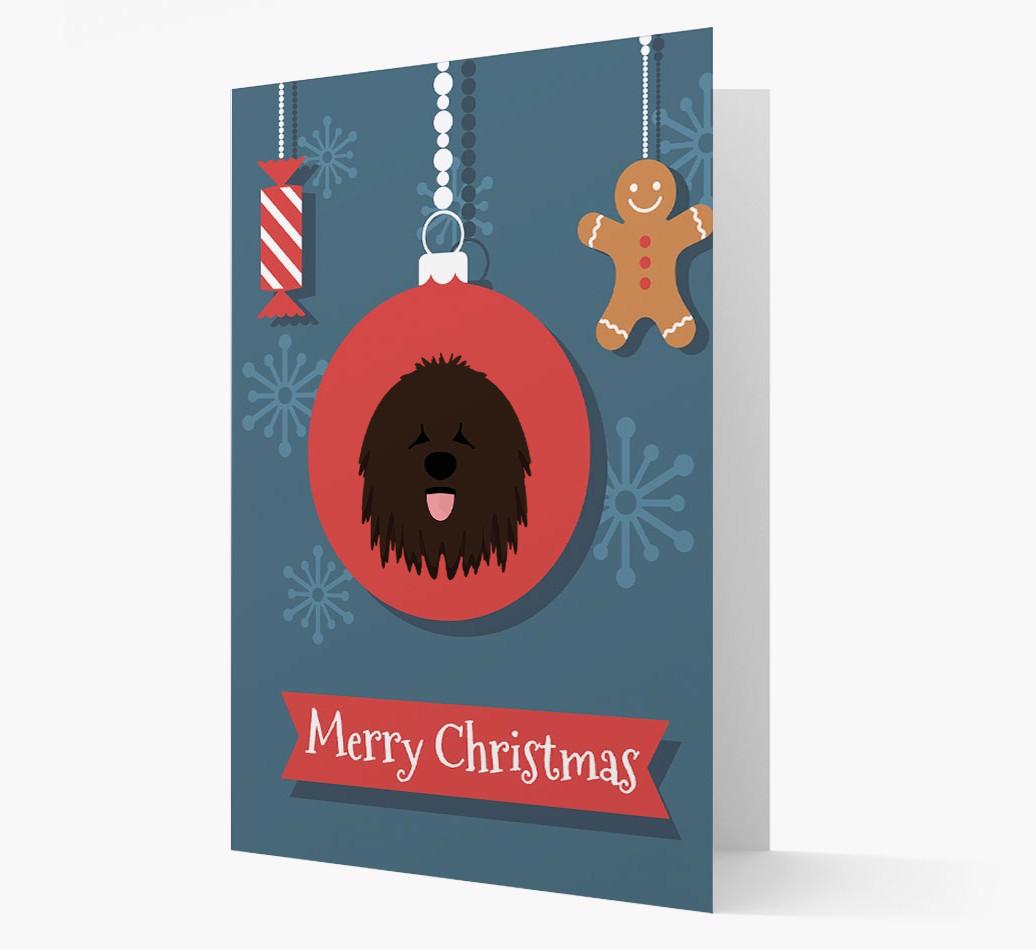 {breedCommonName} Ornament Christmas Card