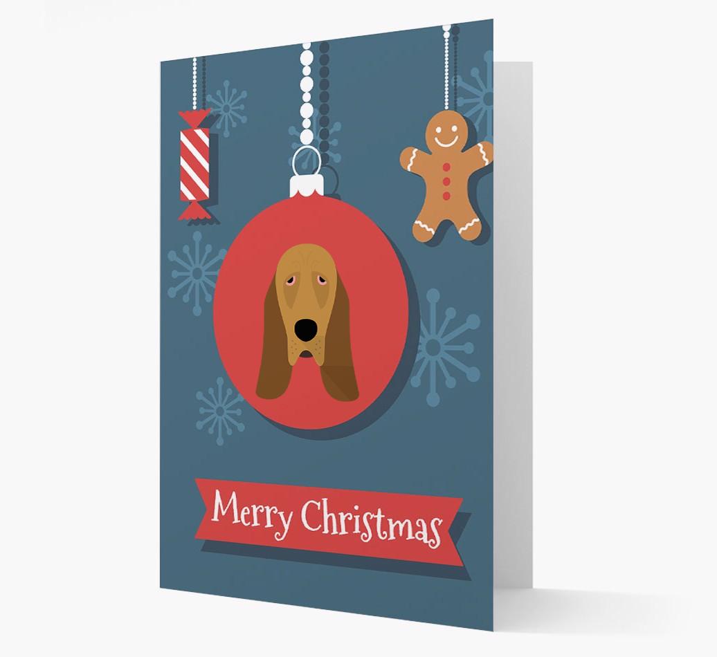 {breedCommonName} Ornament Christmas Card
