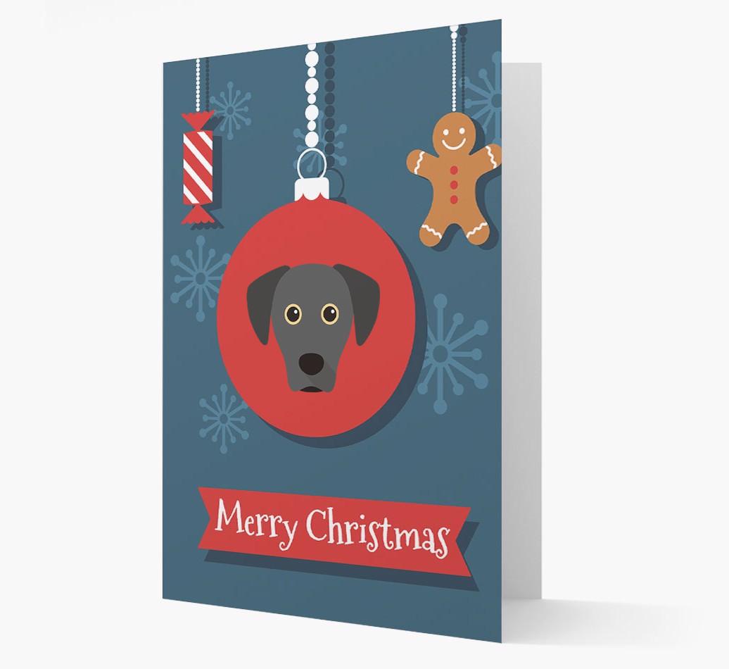 {breedCommonName} Ornament Christmas Card