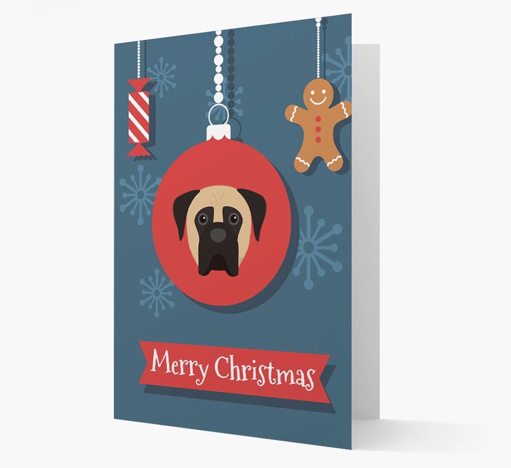 {breedCommonName} Ornament Christmas Card