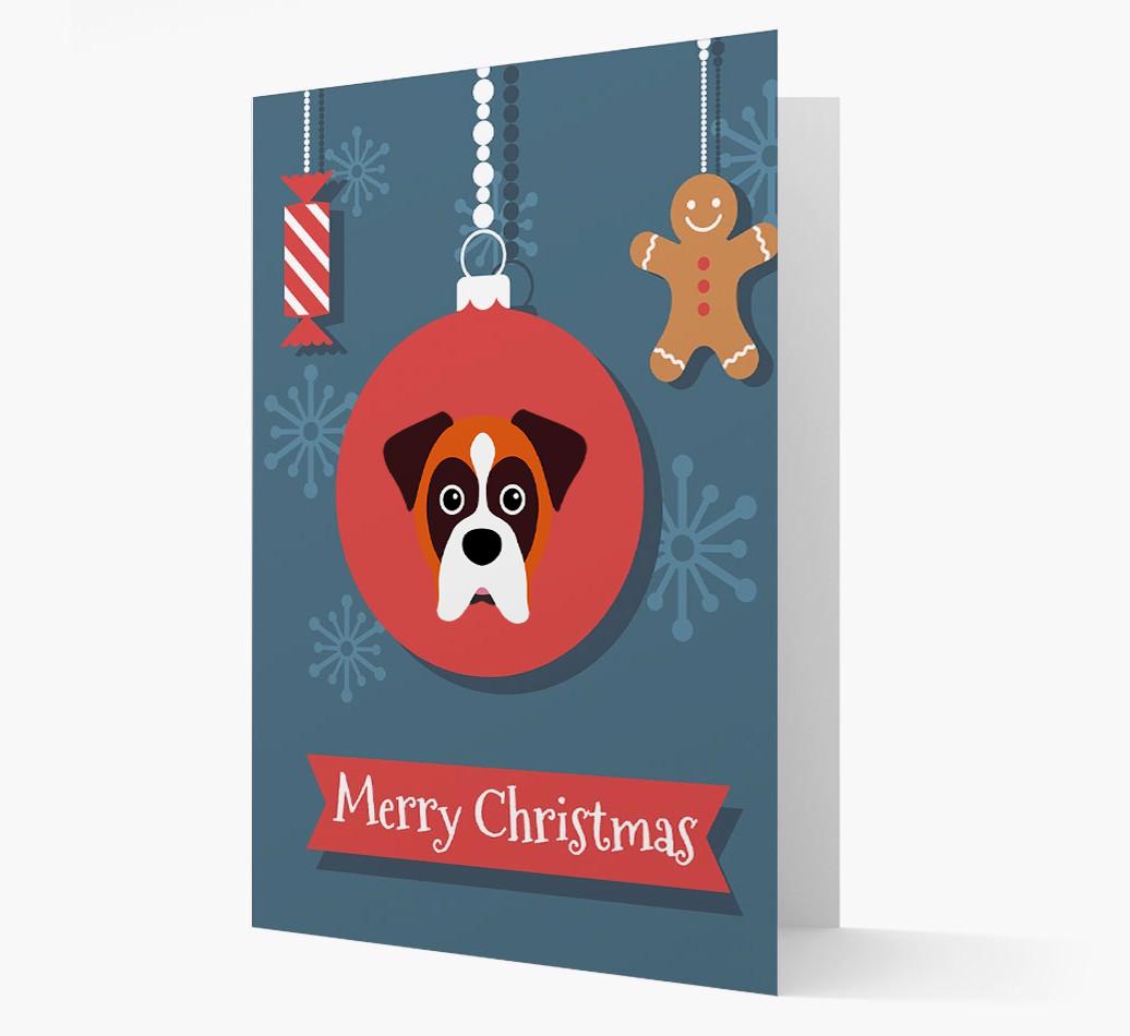 {breedCommonName} Ornament Christmas Card