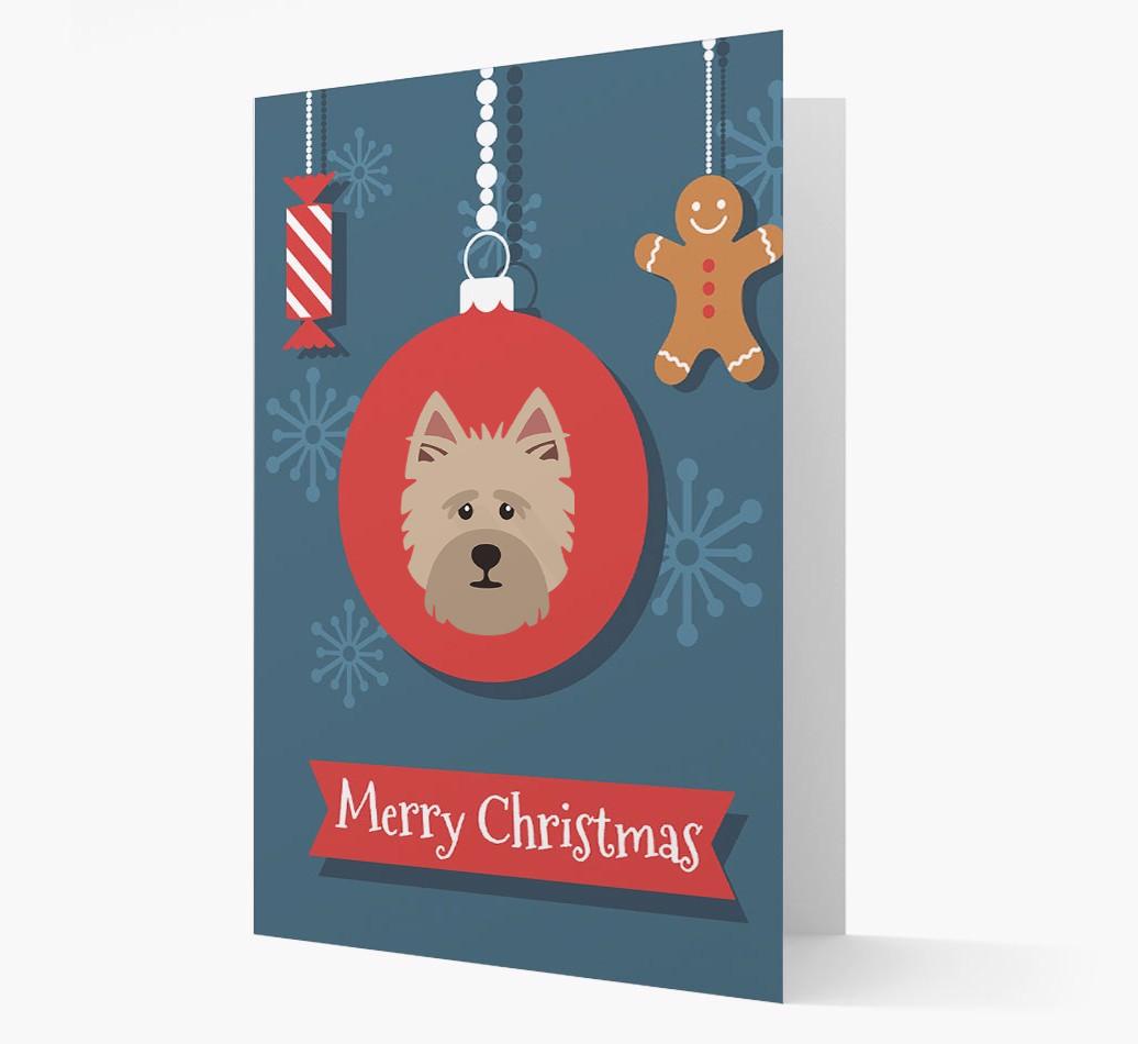 {breedCommonName} Ornament Christmas Card