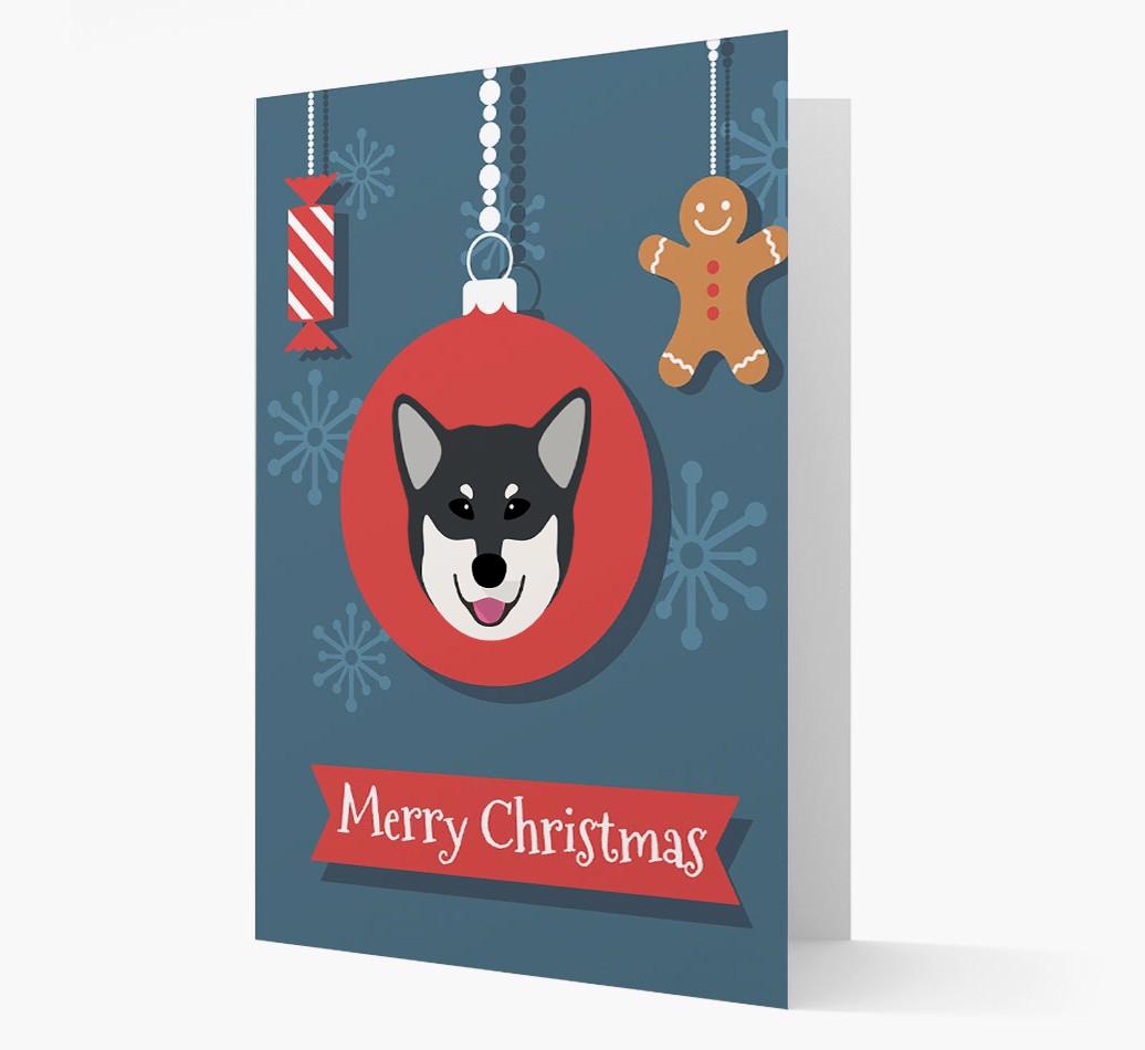 {breedCommonName} Ornament Christmas Card