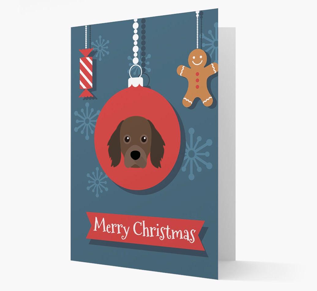 {breedCommonName} Ornament Christmas Card