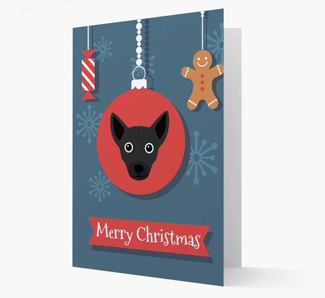 {breedCommonName} Ornament Christmas Card