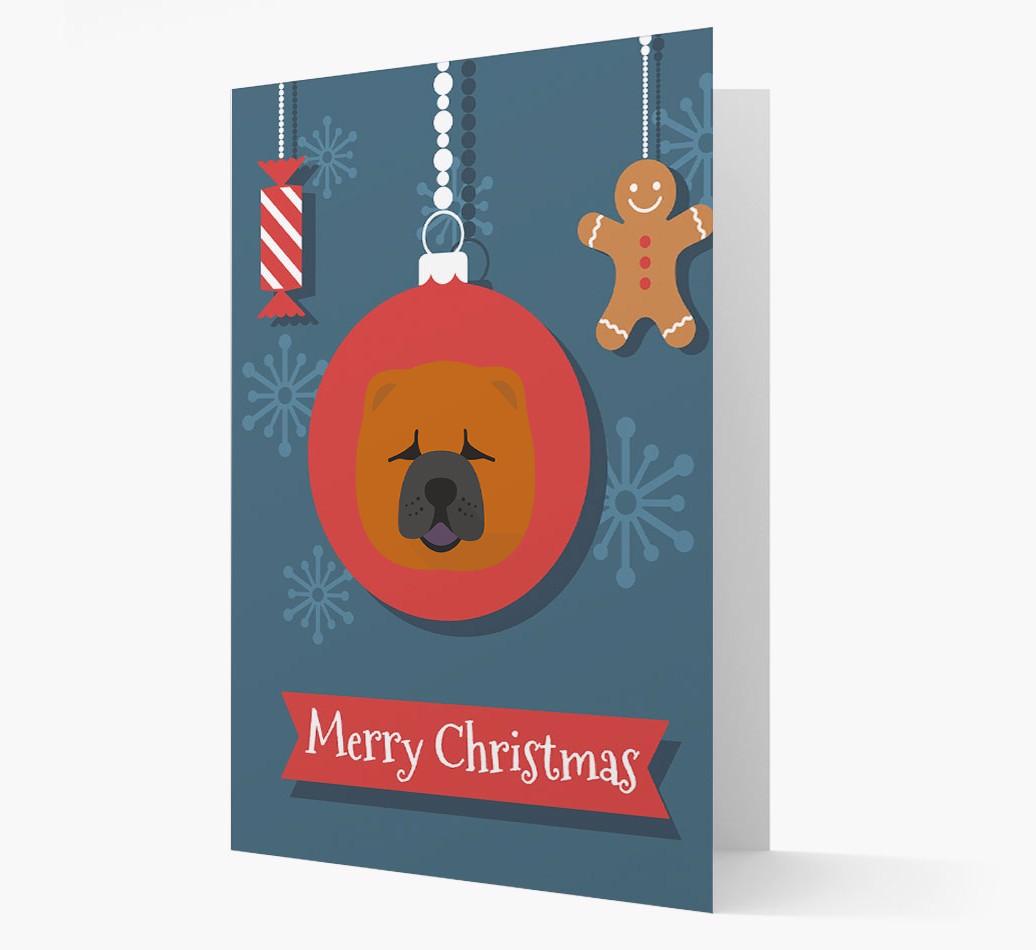 {breedCommonName} Ornament Christmas Card