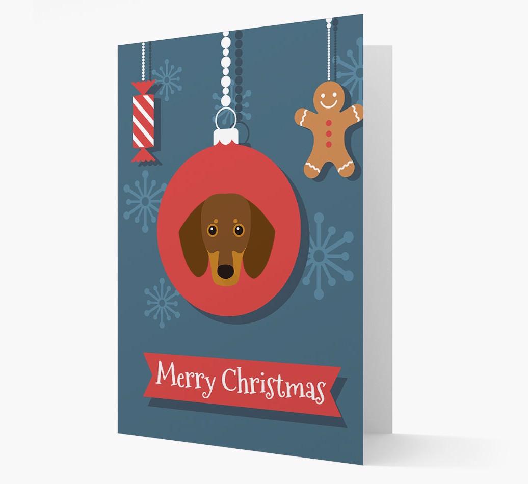 {breedCommonName} Ornament Christmas Card