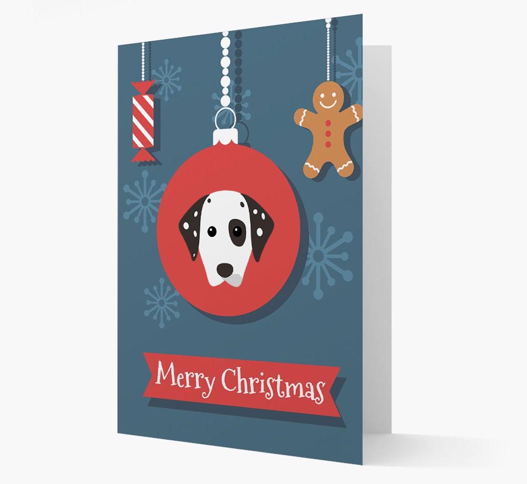{breedCommonName} Ornament Christmas Card