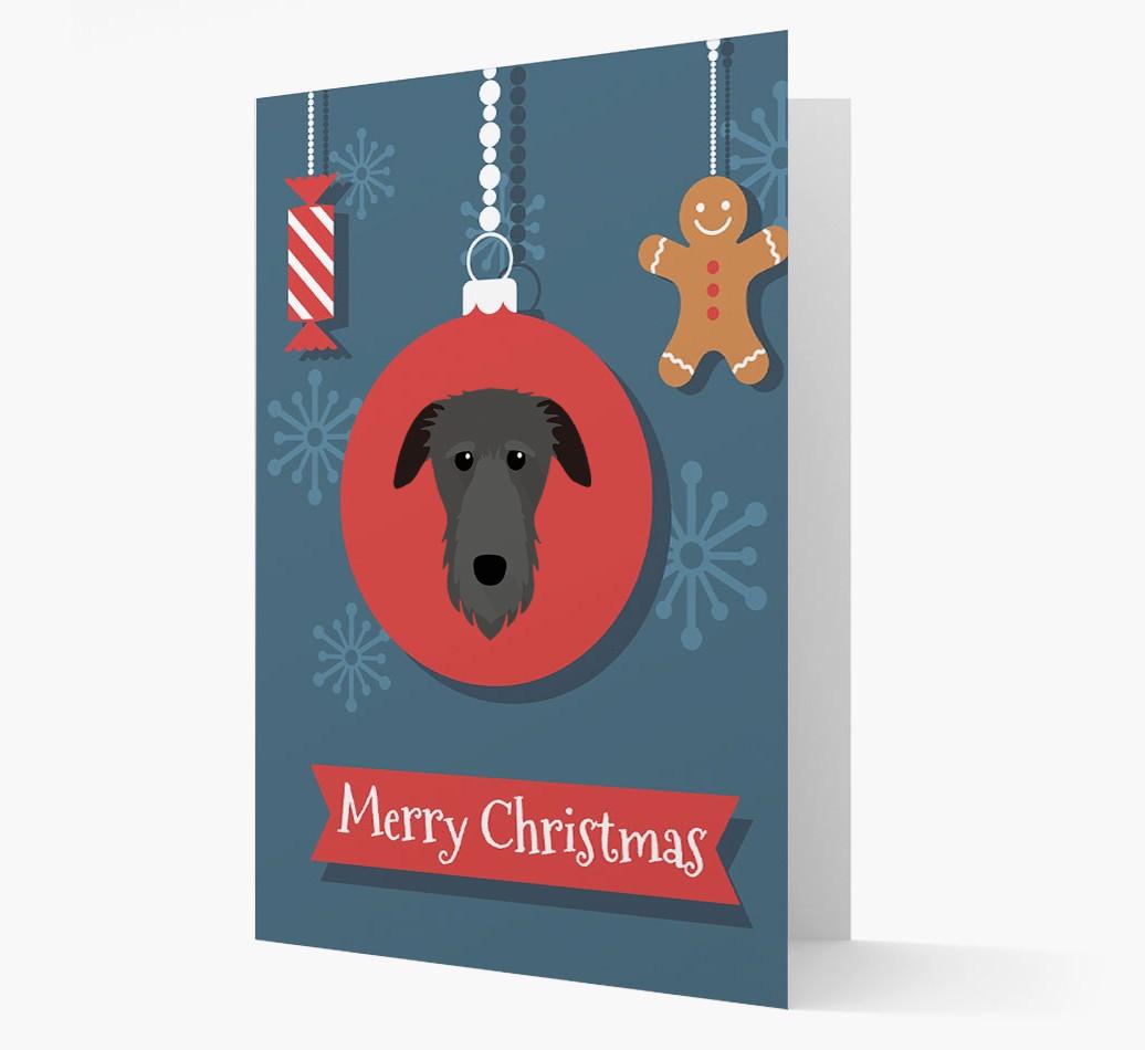 {breedCommonName} Ornament Christmas Card