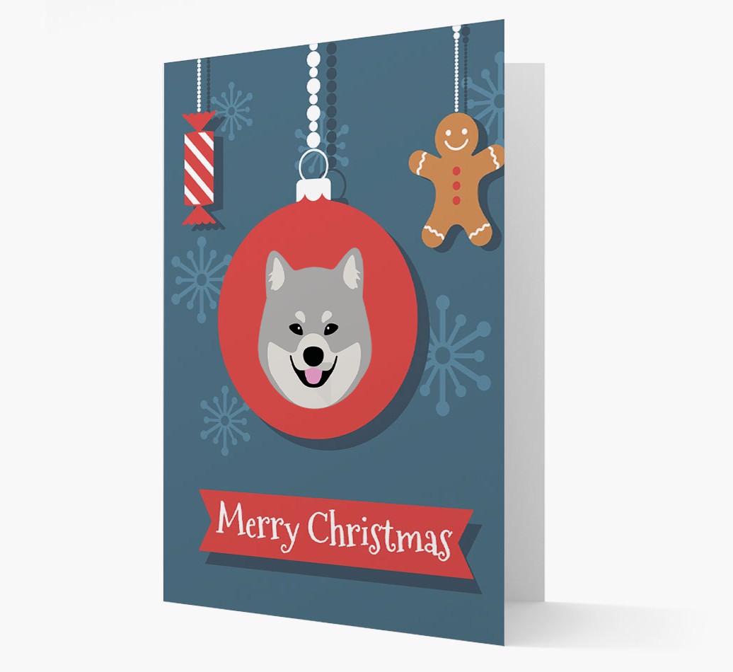 {breedCommonName} Ornament Christmas Card