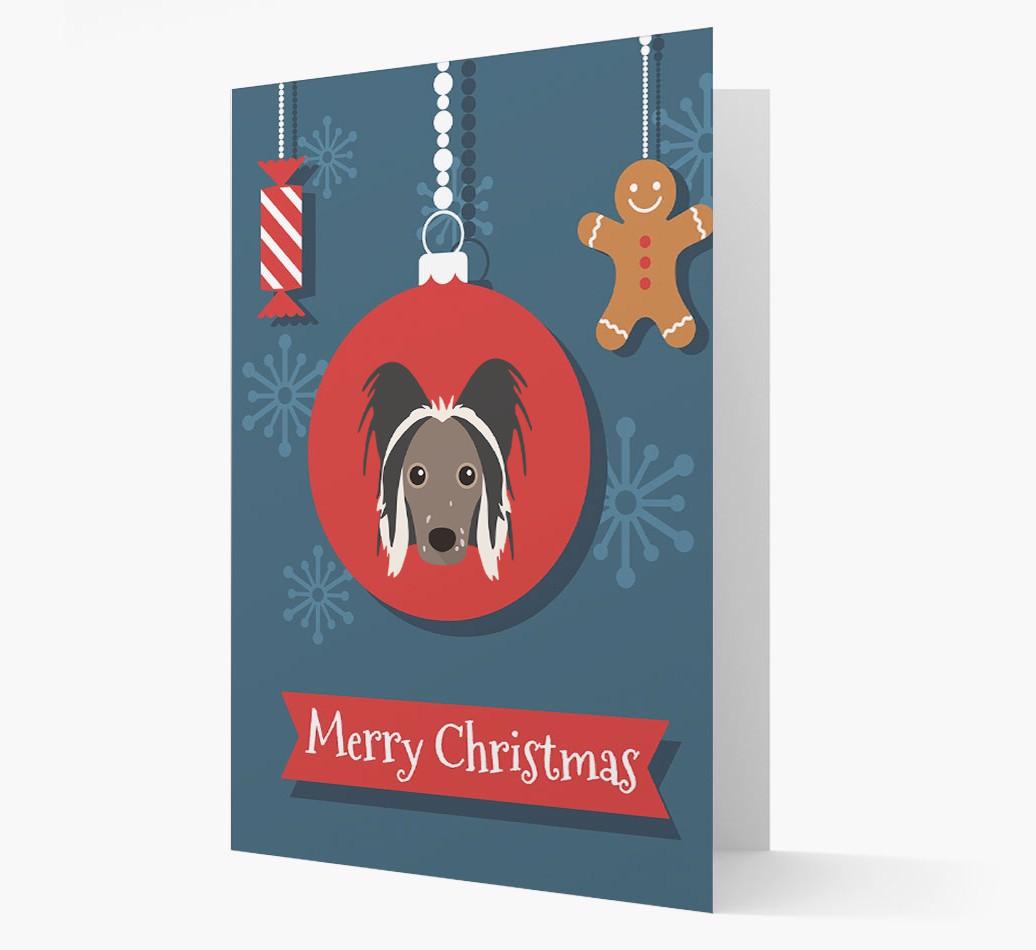 {breedCommonName} Ornament Christmas Card