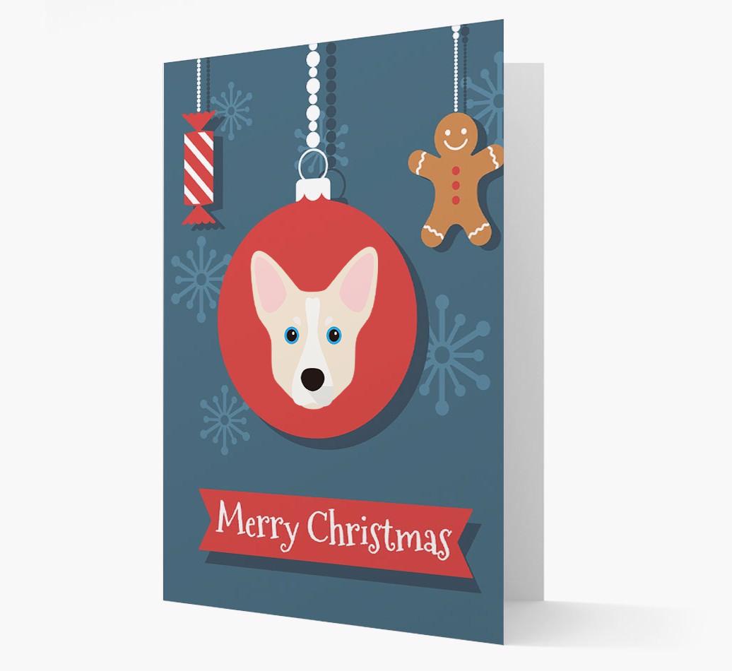{breedCommonName} Ornament Christmas Card