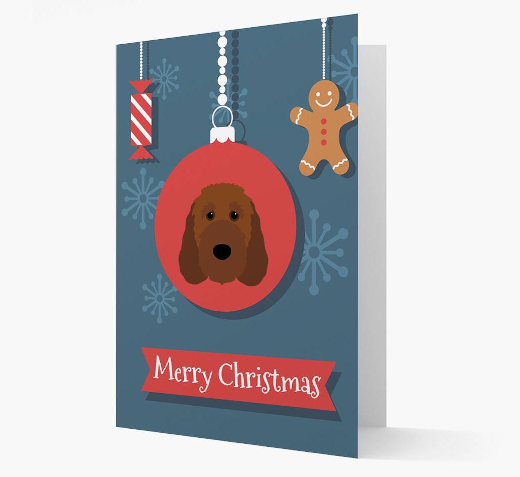 {breedCommonName} Ornament Christmas Card