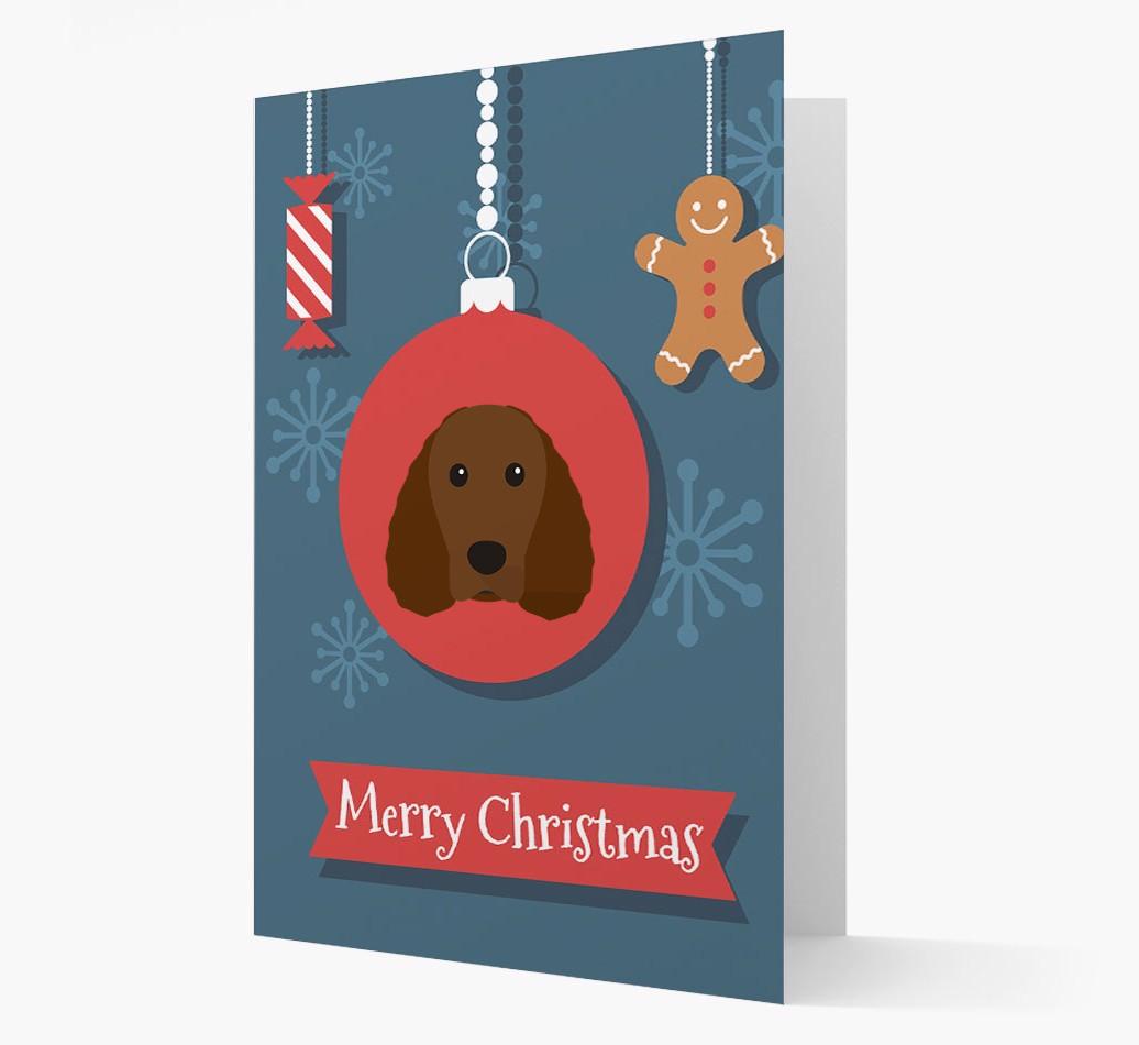 {breedCommonName} Ornament Christmas Card