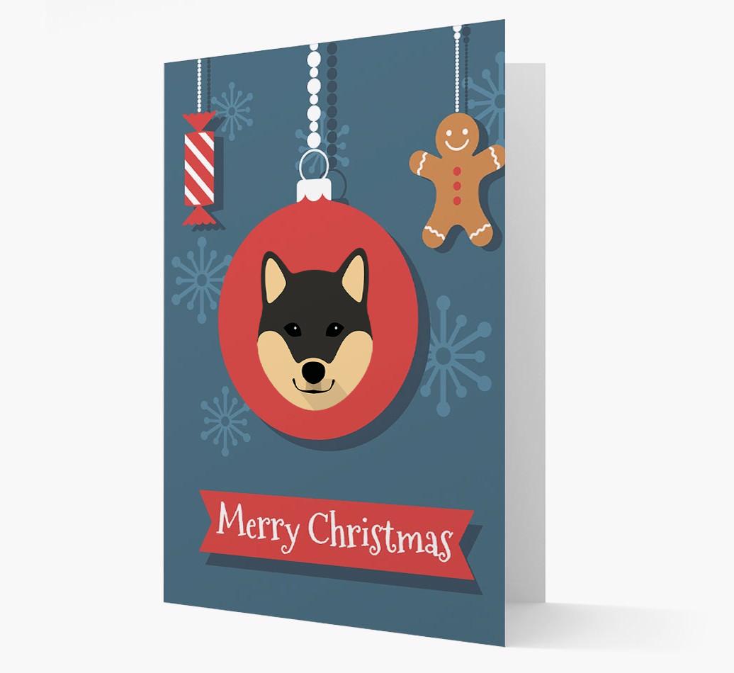 {breedCommonName} Ornament Christmas Card