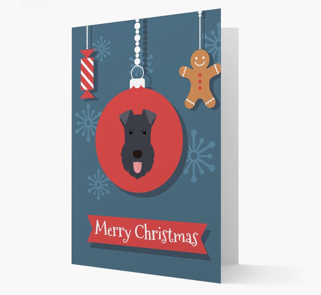 {breedCommonName} Ornament Christmas Card