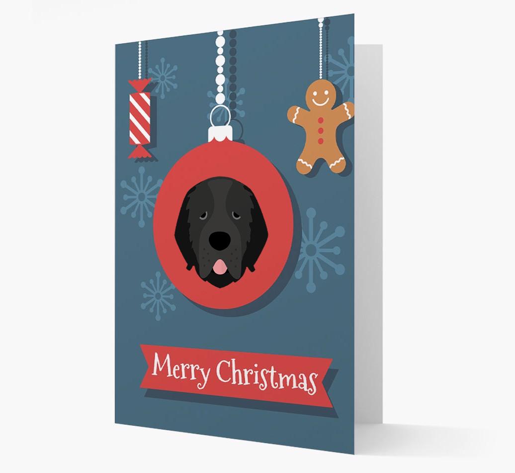 {breedCommonName} Ornament Christmas Card