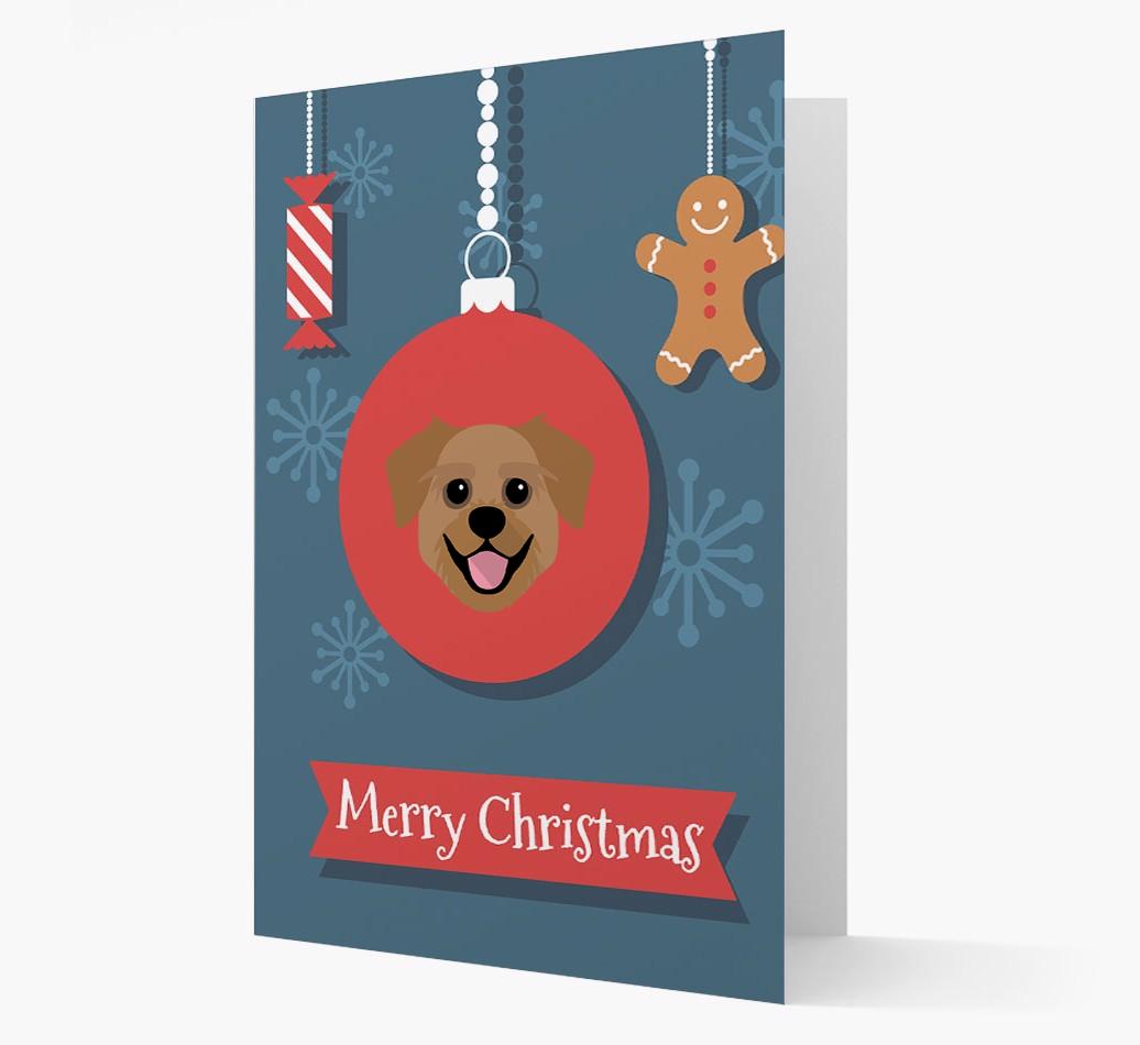 {breedCommonName} Ornament Christmas Card