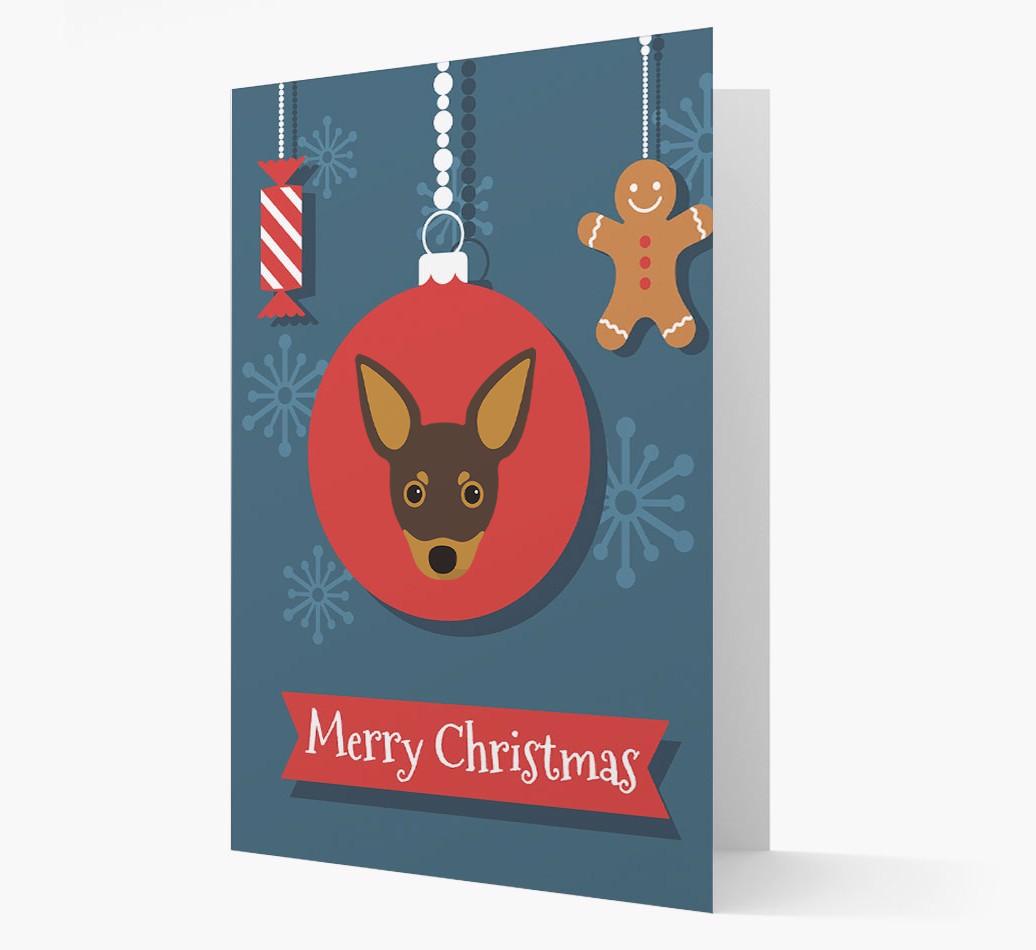 {breedCommonName} Ornament Christmas Card
