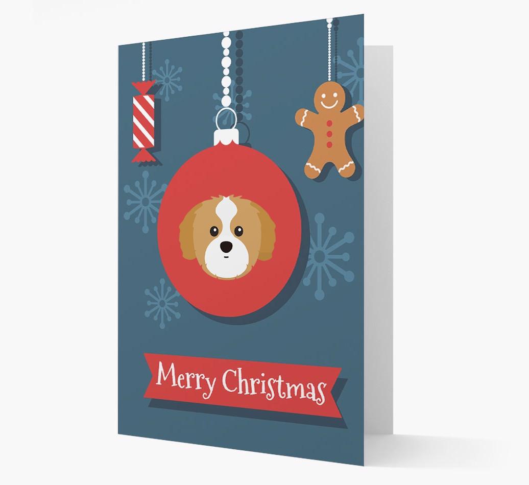 {breedCommonName} Ornament Christmas Card