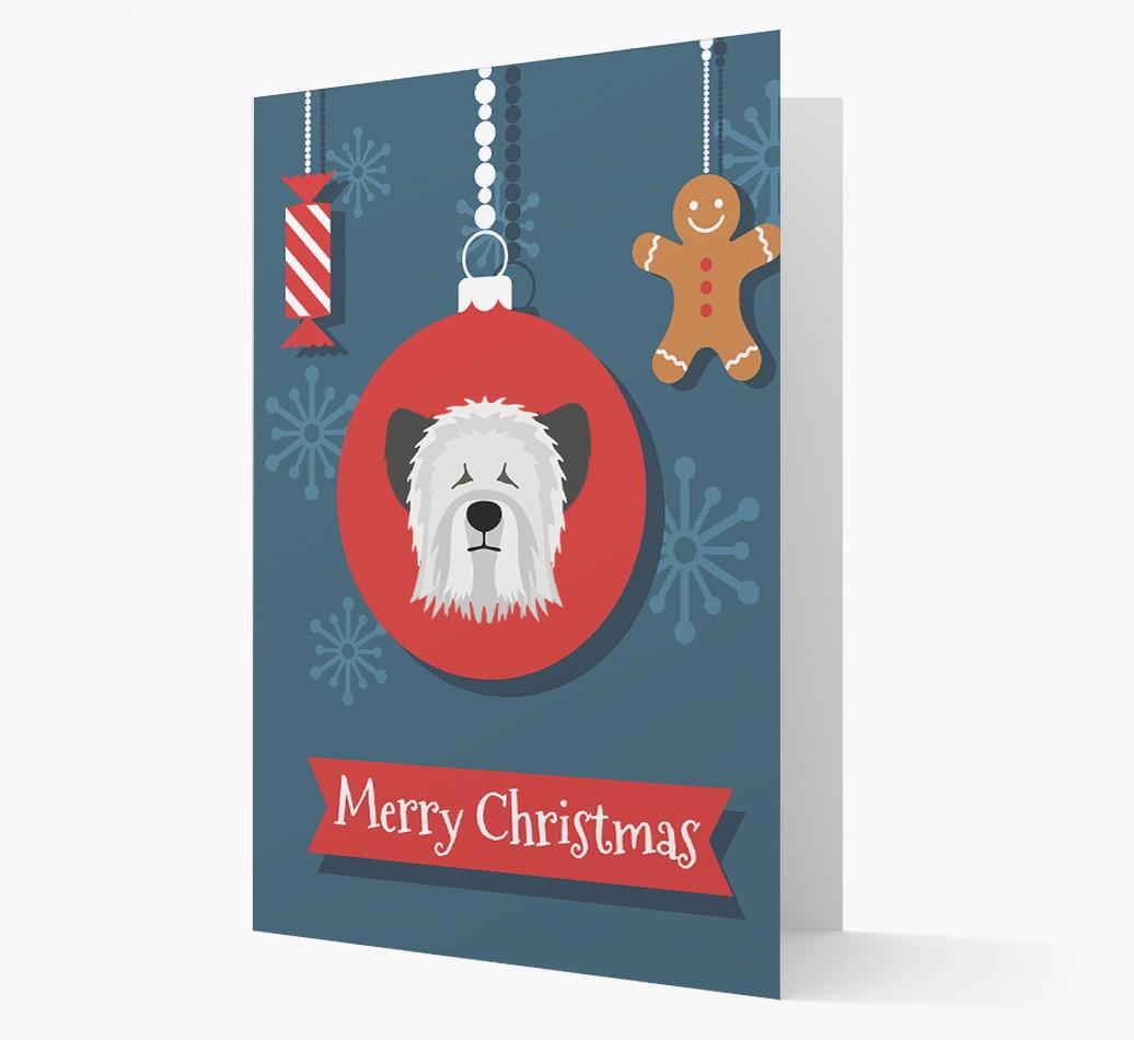 {breedCommonName} Ornament Christmas Card