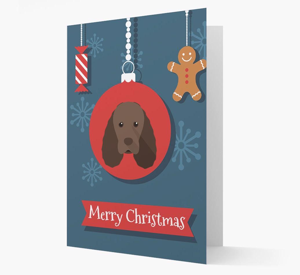 {breedCommonName} Ornament Christmas Card