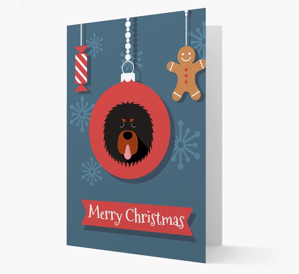 {breedCommonName} Ornament Christmas Card