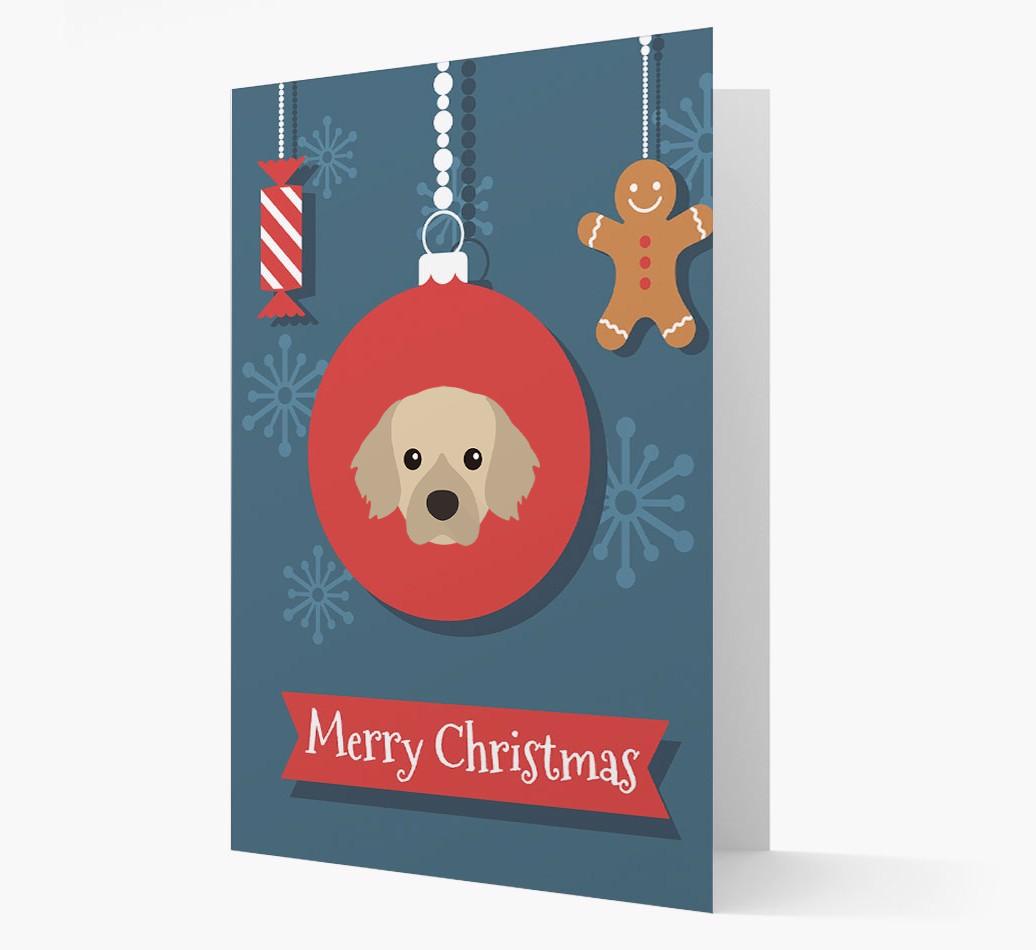{breedCommonName} Ornament Christmas Card