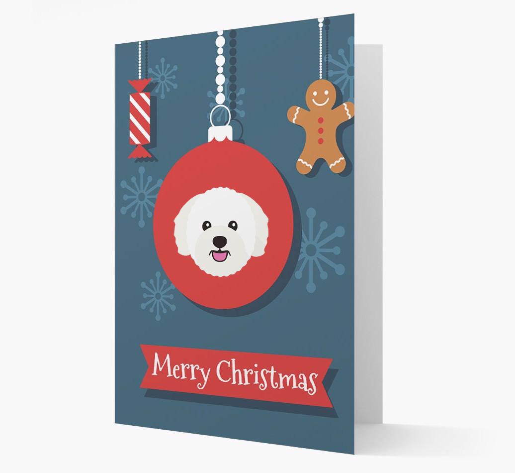 {breedCommonName} Ornament Christmas Card