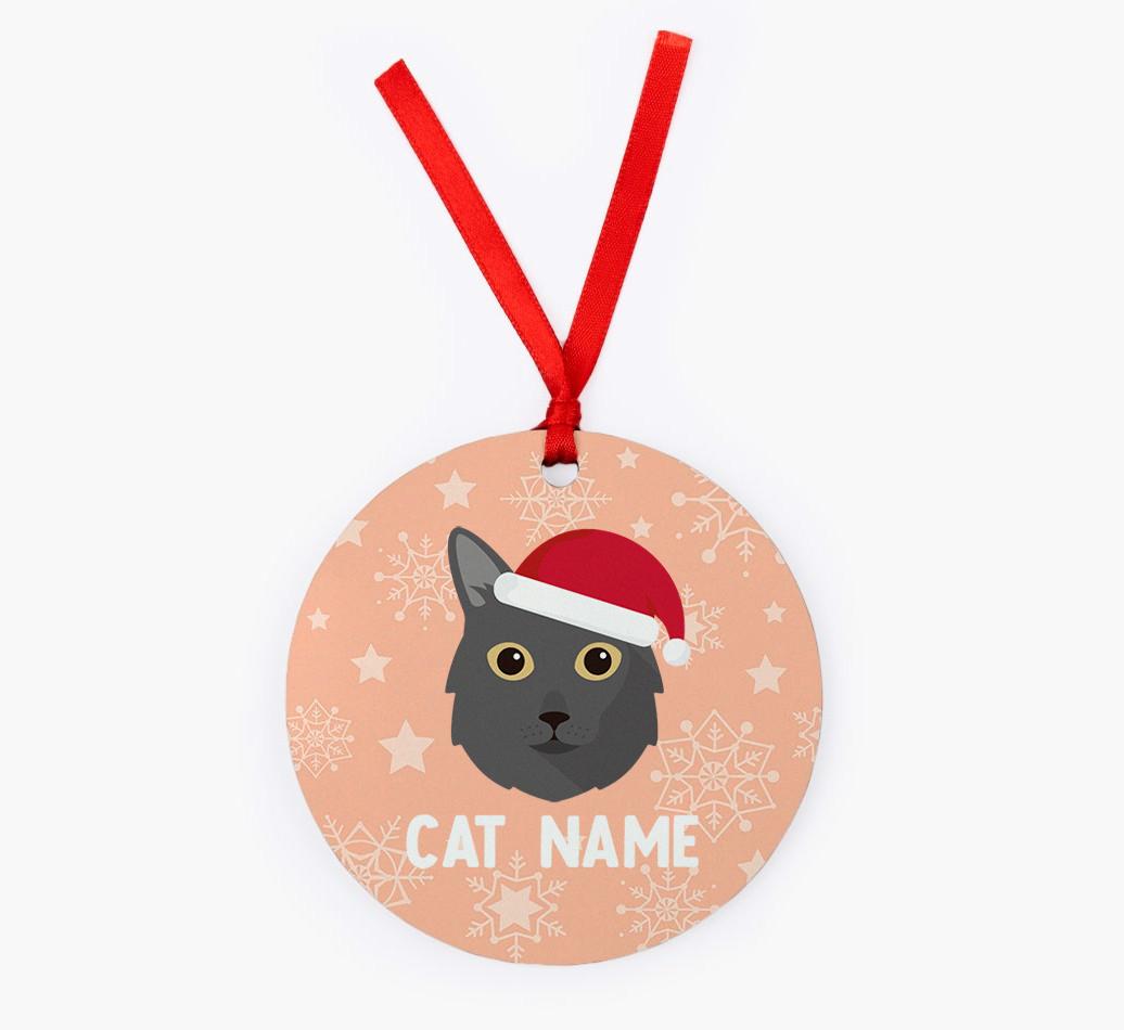 Snowflake: Personalised {breedCommonName} Christmas Decoration