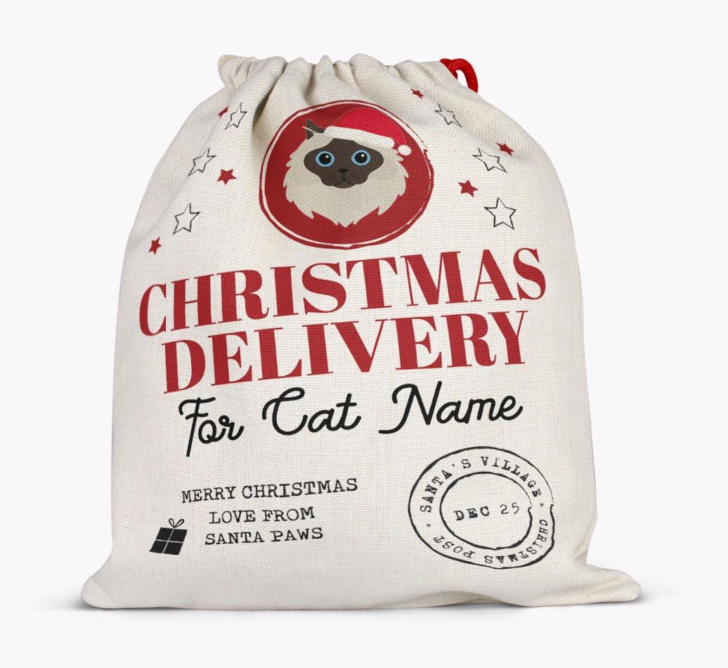 'Christmas Delivery' - Personalised {breedCommonName} Santa Sack