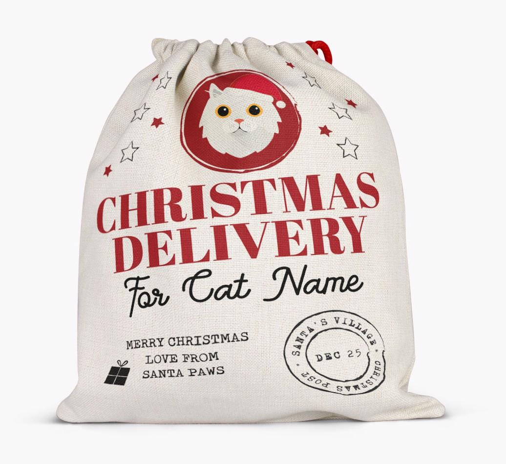 'Christmas Delivery' - Personalised {breedCommonName} Santa Sack