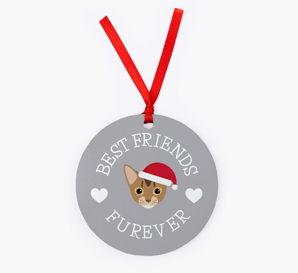 'Best Friends Furever' - {breedCommonName} Christmas Decoration
