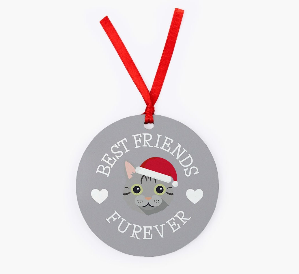 'Best Friends Furever' - {breedCommonName} Christmas Decoration