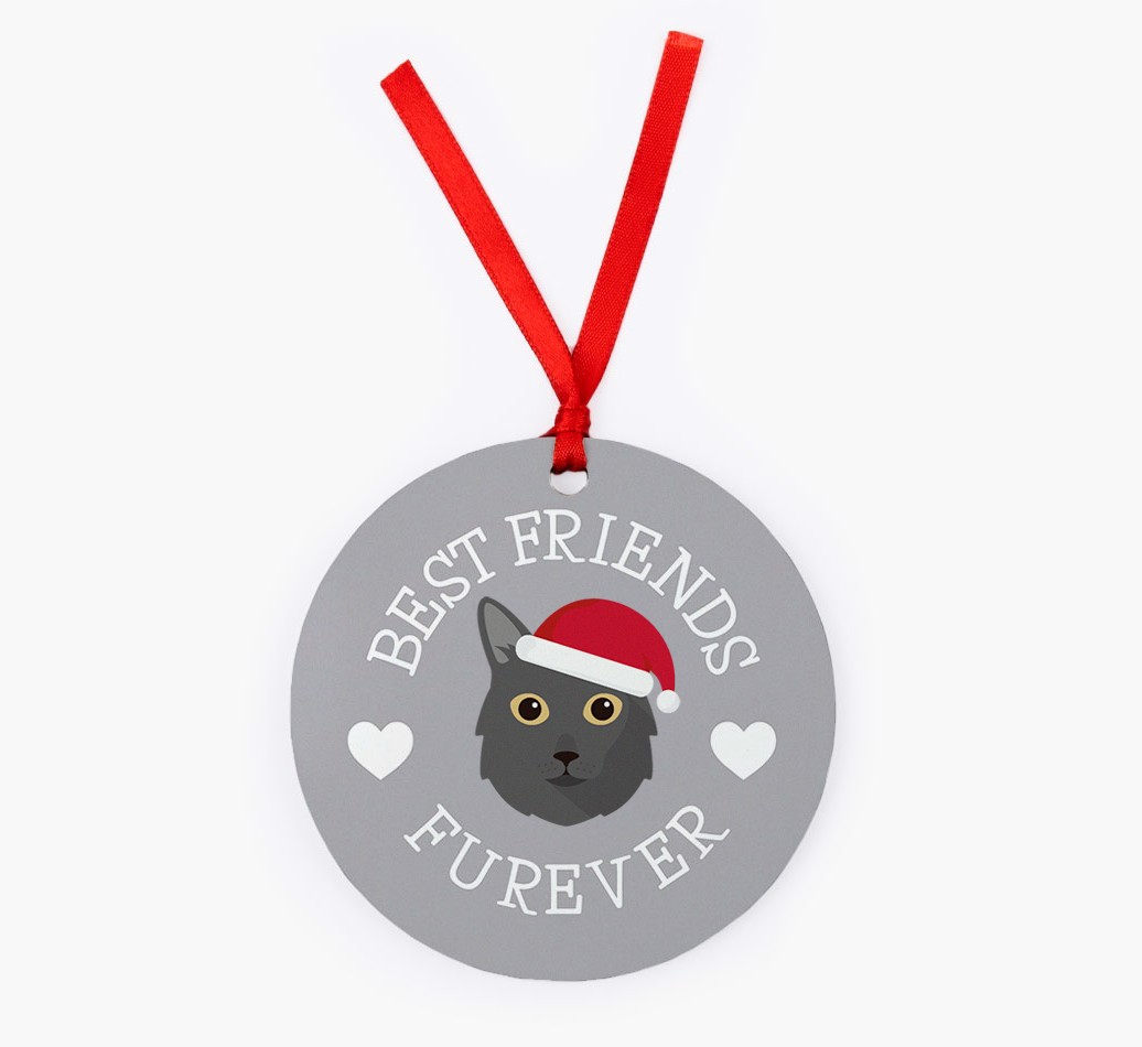 'Best Friends Furever' - {breedCommonName} Christmas Decoration