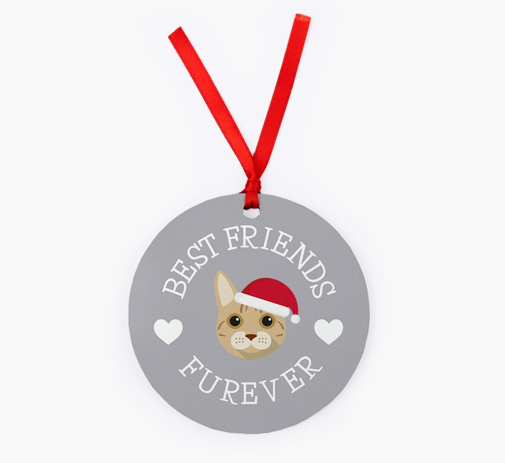 'Best Friends Furever' - {breedCommonName} Christmas Decoration