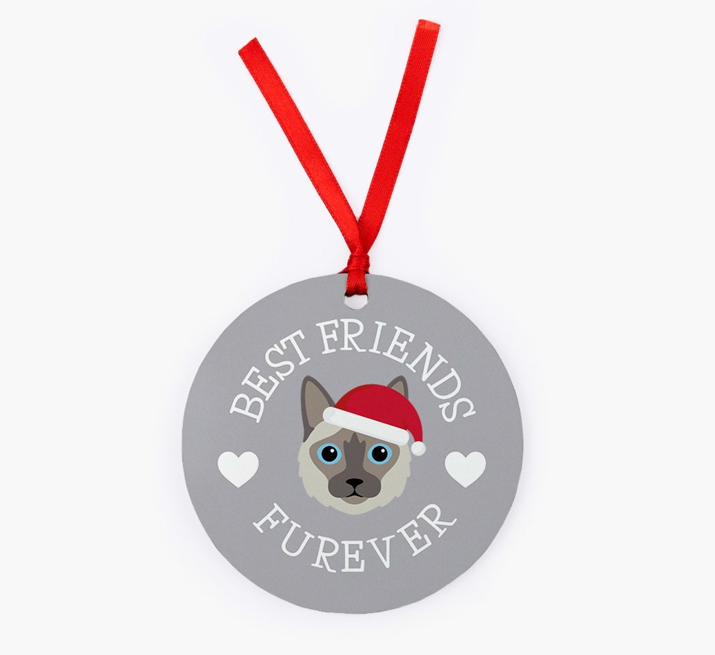 'Best Friends Furever' - {breedCommonName} Christmas Decoration