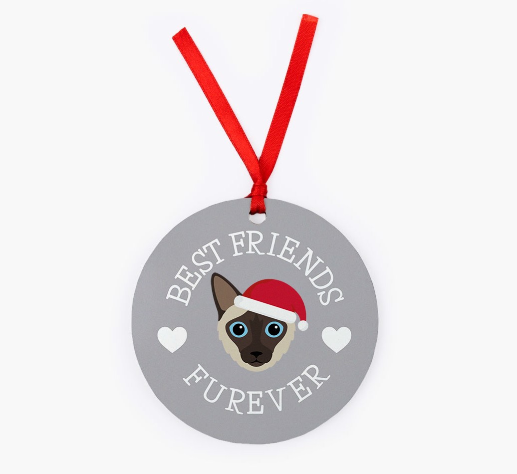 'Best Friends Furever' - {breedCommonName} Christmas Decoration