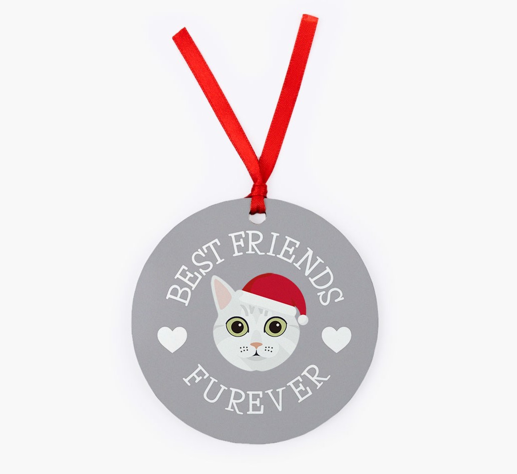 'Best Friends Furever' - {breedCommonName} Christmas Decoration