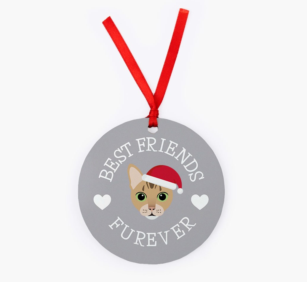 'Best Friends Furever' - {breedCommonName} Christmas Decoration