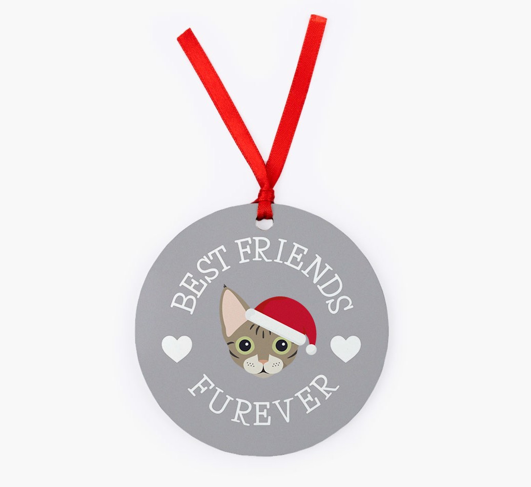 'Best Friends Furever' - {breedCommonName} Christmas Decoration