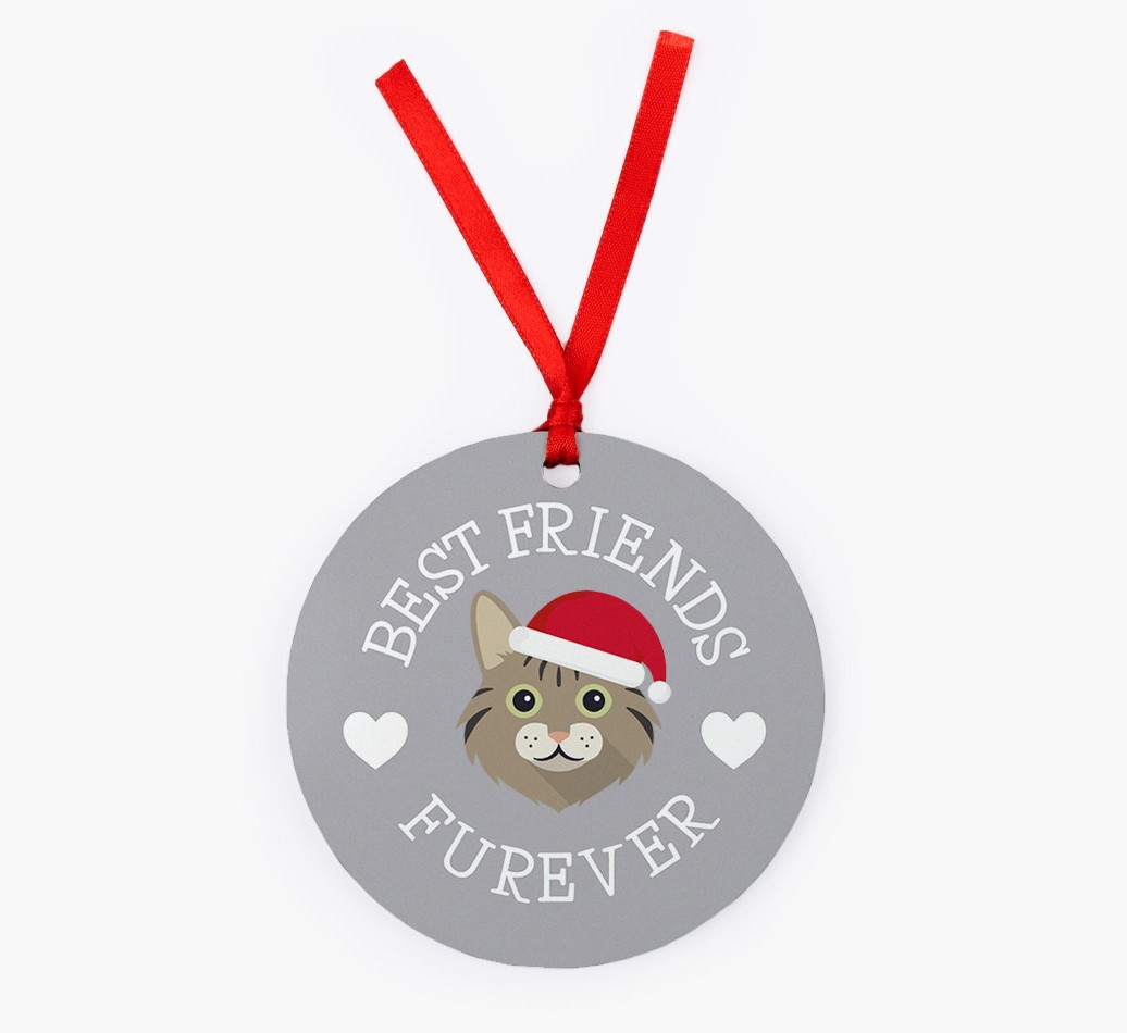 'Best Friends Furever' - {breedCommonName} Christmas Decoration