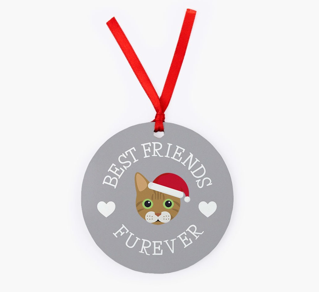 'Best Friends Furever' - {breedCommonName} Christmas Decoration